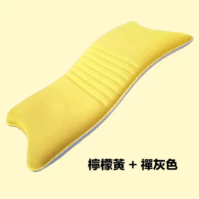 好孜翹翹枕+專用枕套 【檸檬黃 + 禪灰色】